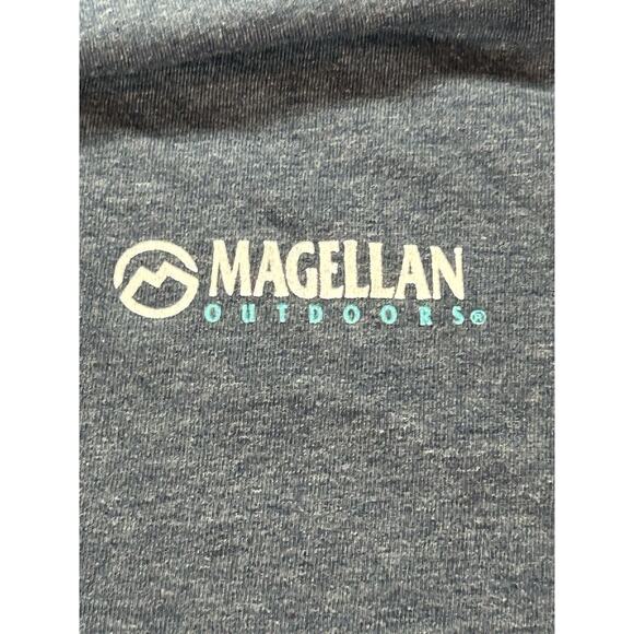 Magellan Outdoors T Shirt Mens 3Xl Long Sleeve Blue Logo Fishing Hiking Classic - Picture 6 of 9